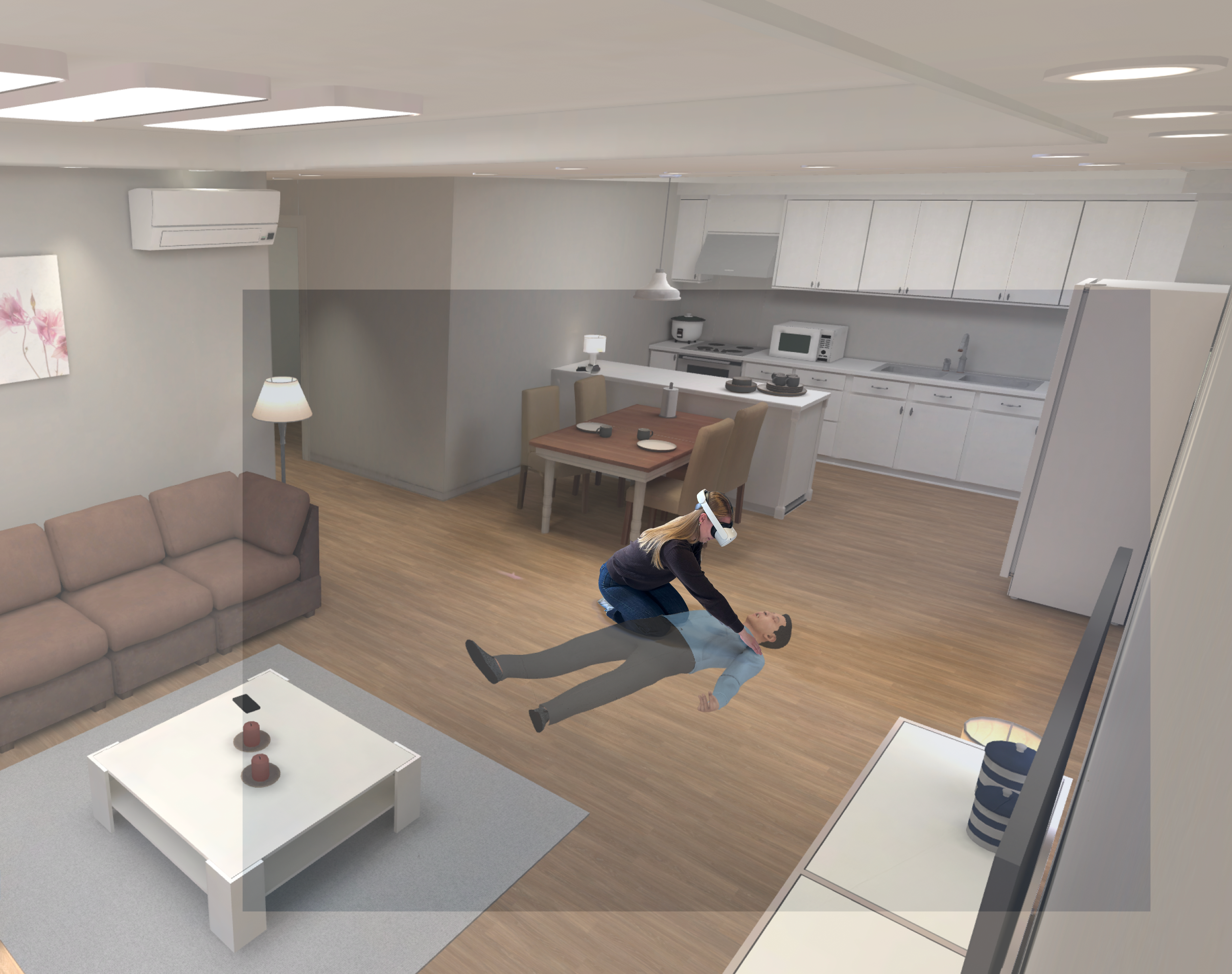 Person using HEROS VR